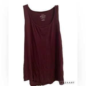 Burgundy tank top